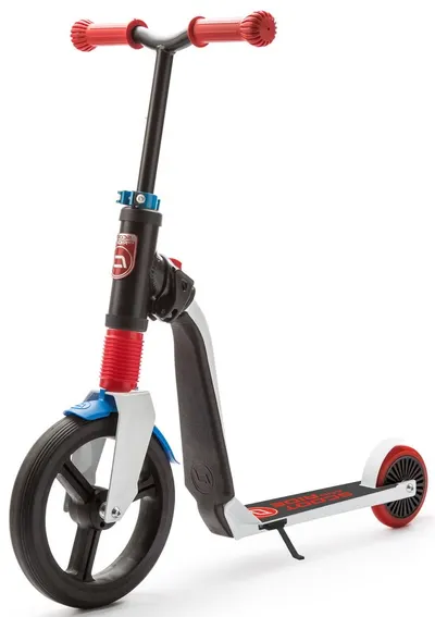 Trotineta pentru copii Scoot & Ride Highwayfreak, 2 in 1, rosu-negru