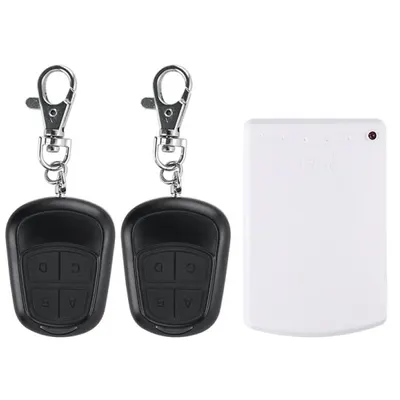 Set radiocomanda cu 4 canale si cod saritor, unitate receptor si doua telecomenzi cu 4 butoane (500m) ACS-146R