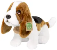 Jucărie de pluș Rappa Eco Friends - Basset Hound, stând, 32 cm