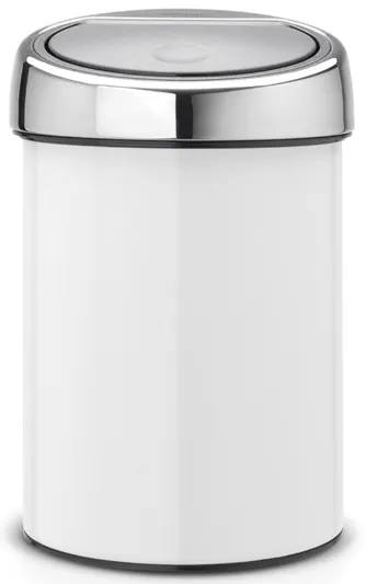 Coș de gunoi Brabantia - Touch Bin, 3 l, White