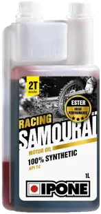 Ulei moto 2T Ipone Samourai Racing 100% Sintetic ESTER - API TC, 4L