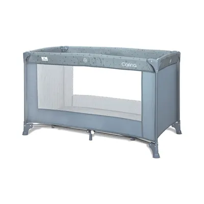 Patut Pliabil cu 1 nivel Lorelli Classic Carina Blue Stars