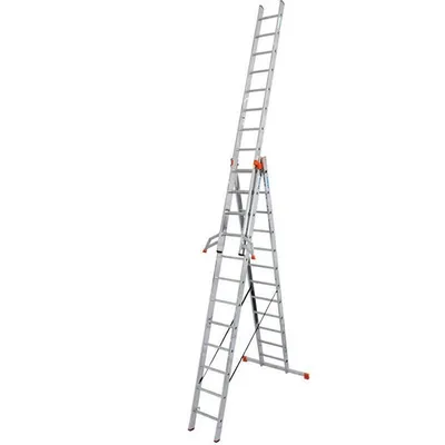 Scara multifunctionala din aluminiu Monto Tribilo, 3x12 trepte