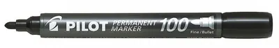 Marker permanent Pilot 100 - Negru