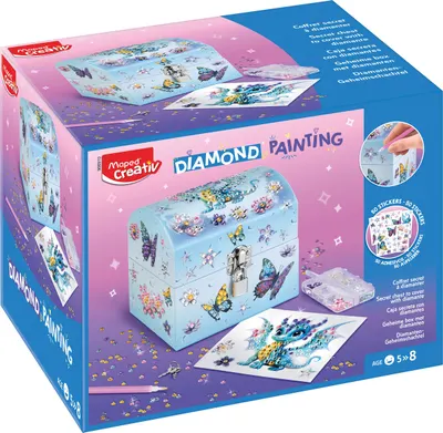 Set creativ Maped Creativ - Cutie de bijuterii Diamond Painting