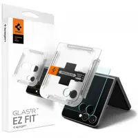 Folie de protectie Ecran Exterior Spigen GlastR EZ FIT pentru Samsung Galaxy Z Flip7 F766, Sticla Securizata, Full Glue AGL09586