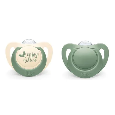 Set 2 suzete silicon Nuk For Nature 6-18 luni Verde