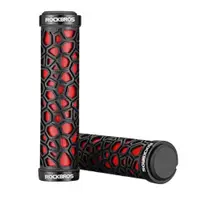 Mâner biciclete prindere fermă, ventilație, roșu și negru