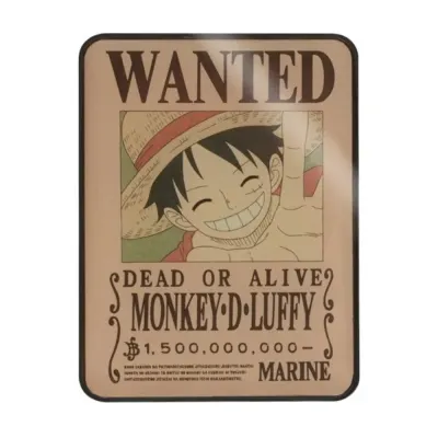 Magnet Premium One Piece - Wanted Luffy