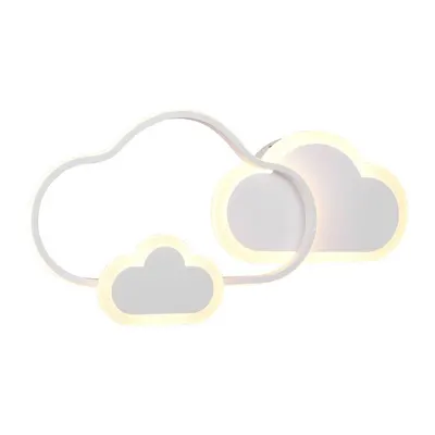 Corp de iluminat pentru copii alb 52x25 cm Cloudy – Reality