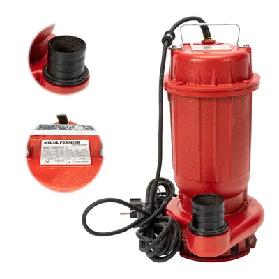 Pompa apa murdara Micul Fermier, 1.1 kW, debit maxim 15000 l/h, inaltime maxima de pompare 15m, corp pompa fonta