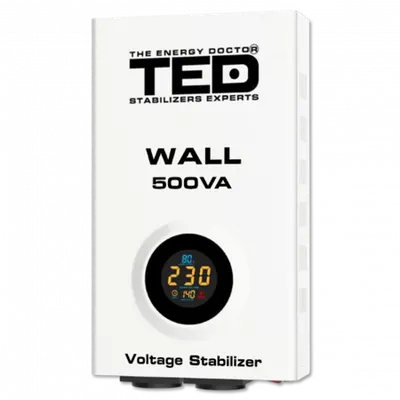Stabilizator tensiune 500VA 300W AVR WALL, TED