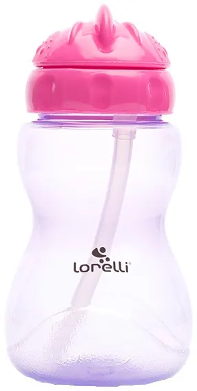 Mini sticlă sport Lorelli - 275 ml, roz