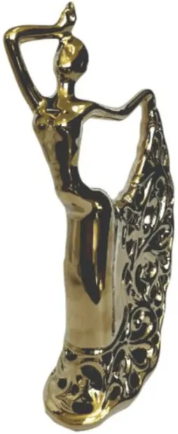 Statuetă Morello - Dancing Lady Gold, 30 х 16.5 х 8 cm