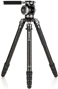 Trepied Benro - Mammoth TMTH44C CF + WH15, 27.5-173.5 cm, negru