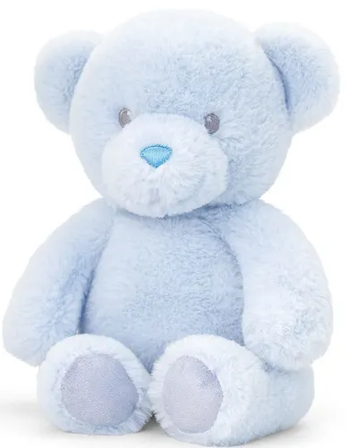 Jucarie ecologica de plus Keel Toys Keeleco - Ursulet, albastru, 20 cm