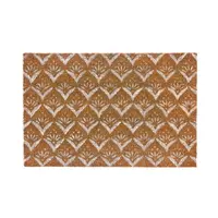 Covoraș de intrare din fibre de nucă de cocos 60x40 cm Mini White – Casa Selección