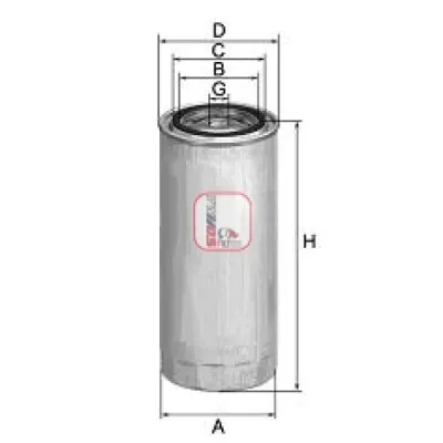 Filtru combustibil SOFIMA S 4120 NR