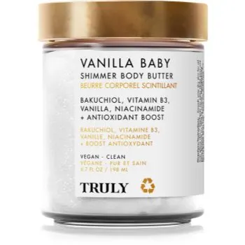 Truly Vanilla Baby unt de corp intens hidratant stralucire de perla