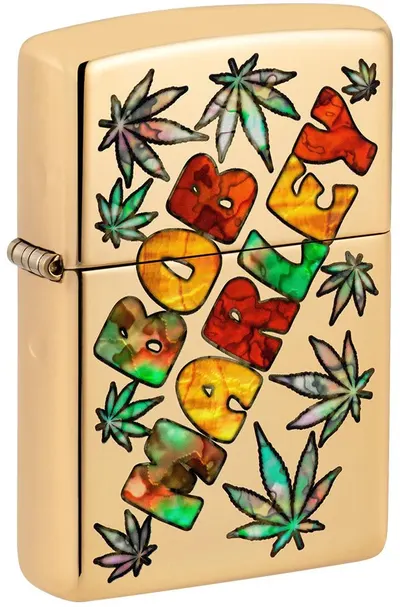 Bricheta Zippo - Bob Marley, auriu