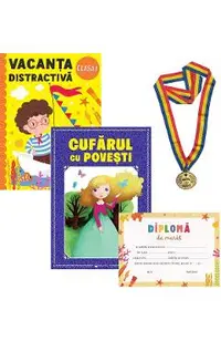Pachet: Vacanta distractiva. Cufarul cu povesti + Diploma + Medalie - Clasa 1