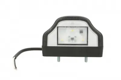 Lampa numar inmatriculare (LED, 12 24V, culoare: negru, 64,7x62,3x97mm)