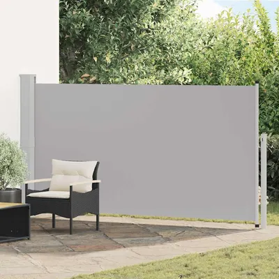 vidaXL Copertină laterală retractabilă de terasă, gri, 170 x 300 cm