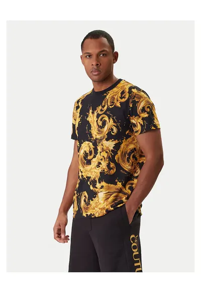 Tricou barbati - Negru/Galben