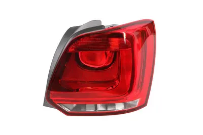 Stop tripla lampa spate dreapta potrivit VW POLO HATCHBACK 2009-2014 - (Semnalizator alb, culoare sticla: rosu)