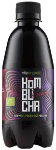 Kombucha cu zmeură, 330 ml, Vita Organic