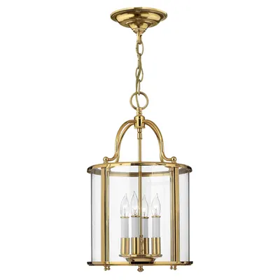 Lampa suspendata Gentry 4 Light Medium Pendant – Polished Brass