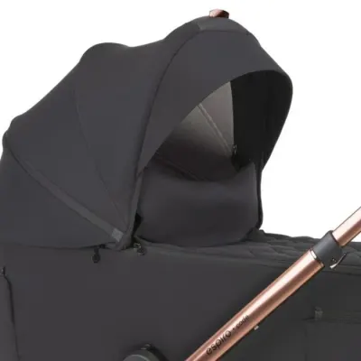 Carucior 2 in 1 pentru copii Espiro Code Loving Beige 0-22 kg, landou pliabil complet plat si carucior sport cu pliere automata