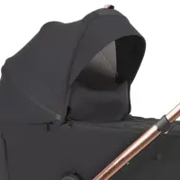 Carucior 2 in 1 pentru copii Espiro Code Loving Beige 0-22 kg, landou pliabil complet plat si carucior sport cu pliere automata