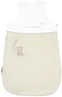 Sac de dormit de iarnă cu broderie KikkaBoo - Dream Big, 3,3 tog, 0-6 luni, bej