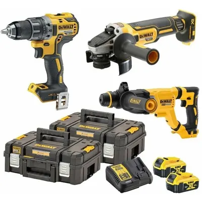 Set scule fără fir DeWALT - DCK327P2T-QW, 3 scule cu geantă