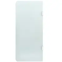 Gossi paravan intimitate pisoar de perete 90x40 cm sticla securizata