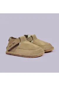 Pantofi Barefoot din piele naturala - Brollo - Bej - Bej