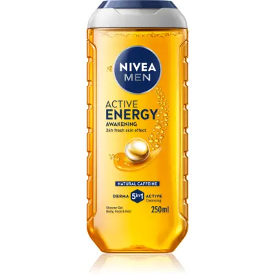 NIVEA MEN Active Energy Gel de duș pentru bărbați 250 ml