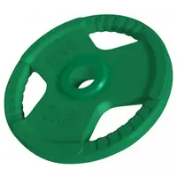Disc din fier cauciucat olimpic cu maner 5Kg 50/51mm