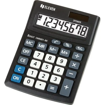 Calculator Eleven - CMB801-BK, desktop, 8 cifre, negru
