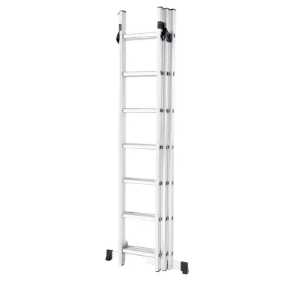 Scara profesionala din aluminiu,3 tronsoane 3 x 7 trepte