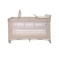 Patut Torino Plus Fog Striped Elements pliabil, cu 2 nivele, roti cu sistem de blocare, masuta de infasat, accesorii incluse