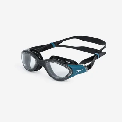 Ochelari de înot Lentile transparente Speedo Biofuse 2.0 Negru-Albastru