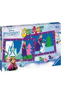 Pictura pe numere. 2 sabloane Disney Frozen