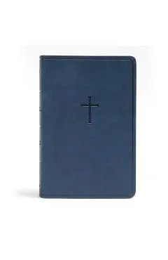 CSB Everyday Study Bible, Navy Cross Leathertouch