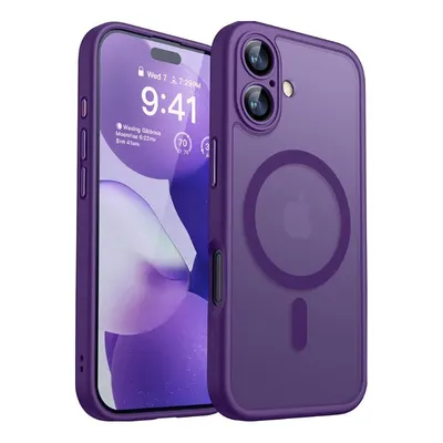 Husa Smart Guard, Compatibila Magsafe, Apple iPhone 17, Protectie camera, Mov Engros