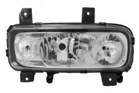 Far dreapta (H1 H7 W5W, manual, fara motor, cu lumina de ceata, culoare insert: crom platinat) potrivit MERCEDES ATEGO, ATEGO 2, ATEGO 3 01.98
