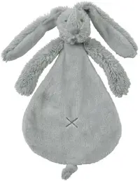 Jucarie moale Happy Horse - Iepuras Richie, gri deschis, 25 cm