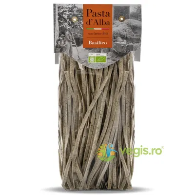 Paste Tagliatelle din Grau Dur si Busuioc Ecologice/Bio 250g
