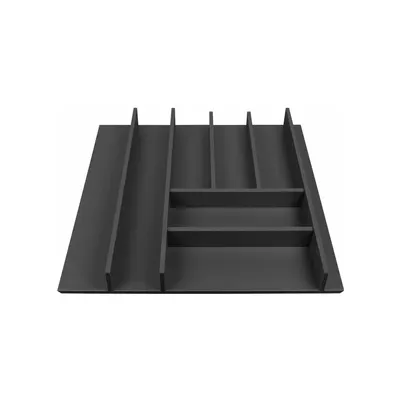 Organizator de tacâmuri negru 48 x 47 cm Wood Line – Elletipi